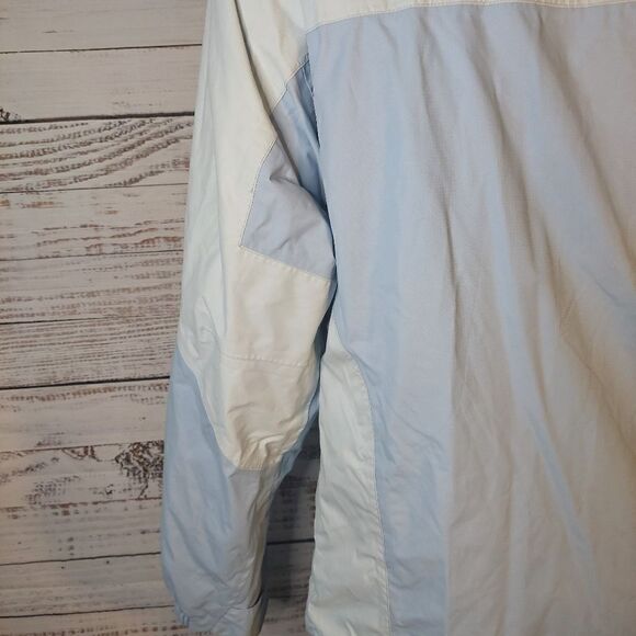 Woman's Hoodie 2 Shade of Blue Winter Jacket - Picture 11 of 16